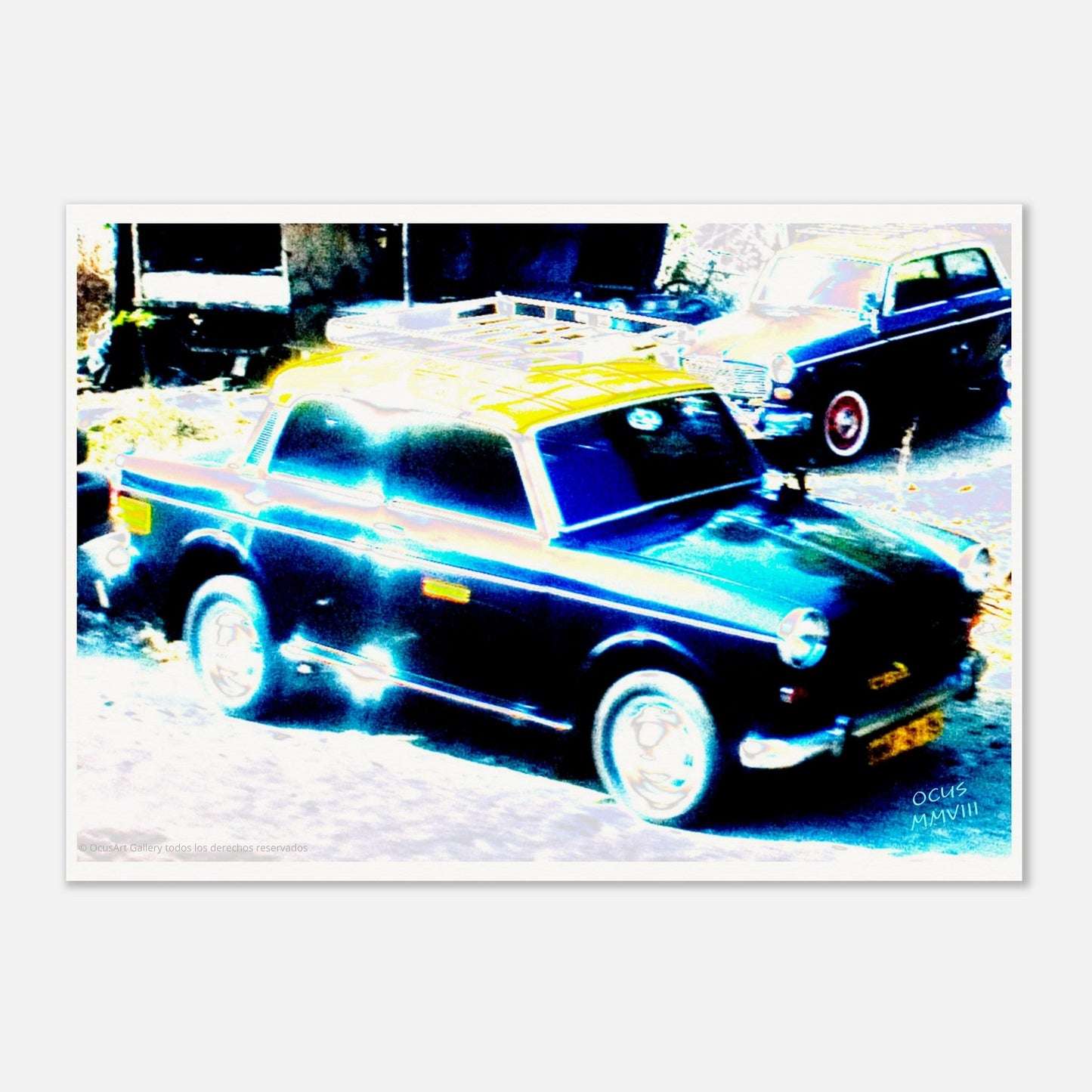 TAXI Papel de archivo - OcusArt Gallery