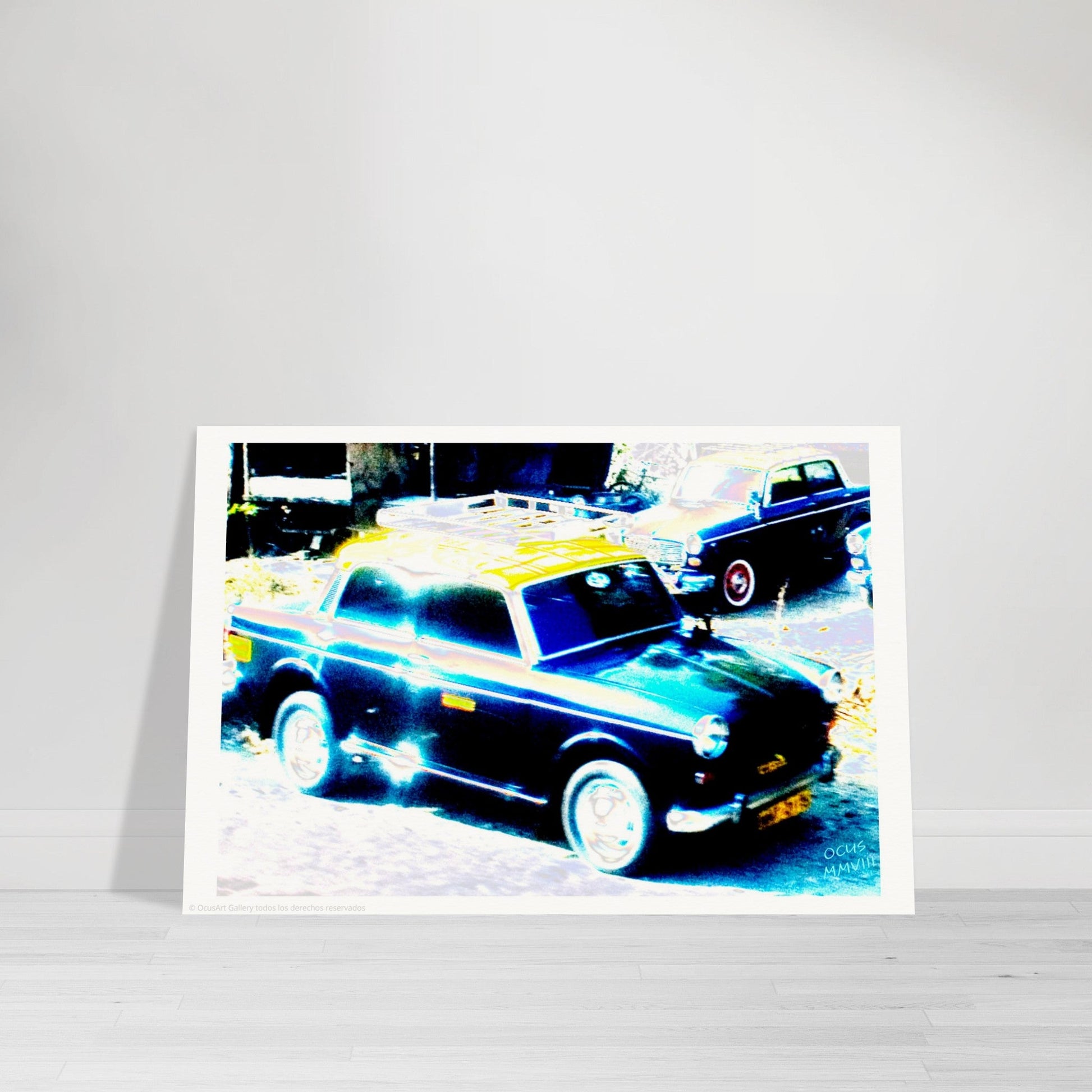 TAXI Papel de archivo - OcusArt Gallery