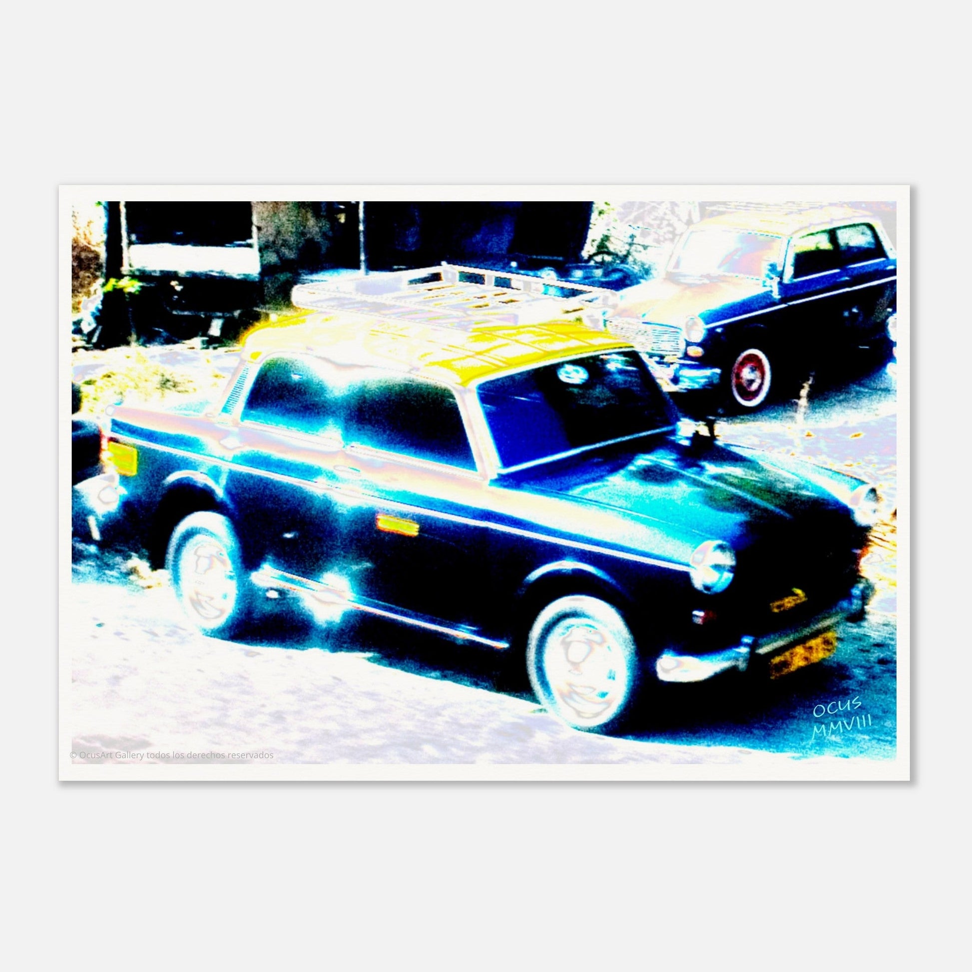 TAXI Papel de archivo - OcusArt Gallery